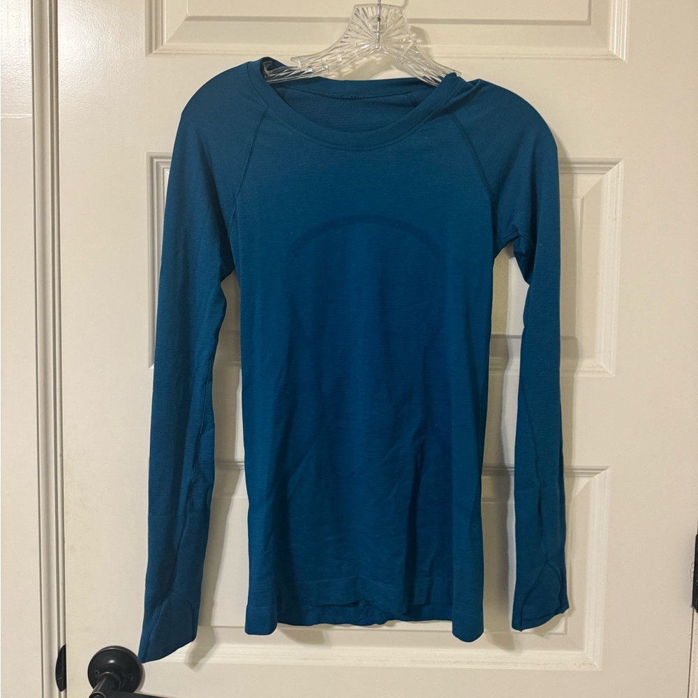 Teal Lululemon Swiftly Tech Long Sleeve